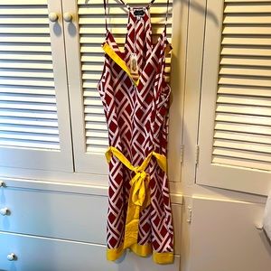 Mud Pie Large NWT FSU Collegiate Dress w/tie sash